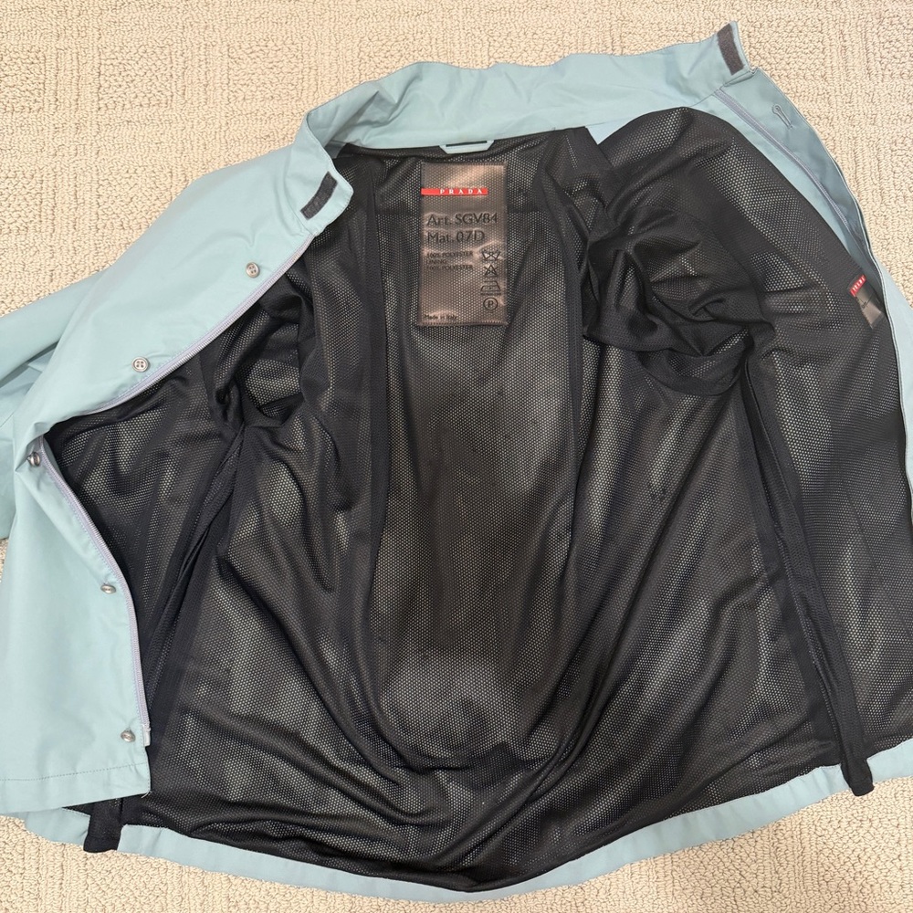 Prada Light Blue And Black Jacket - image 4